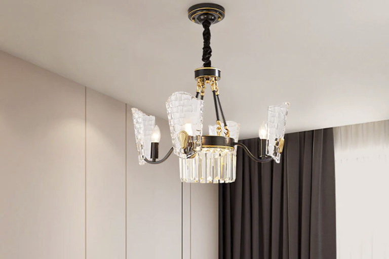 Elegant Palace-Style Carved Crystal Chandelier: A Timeless Statement Piece
