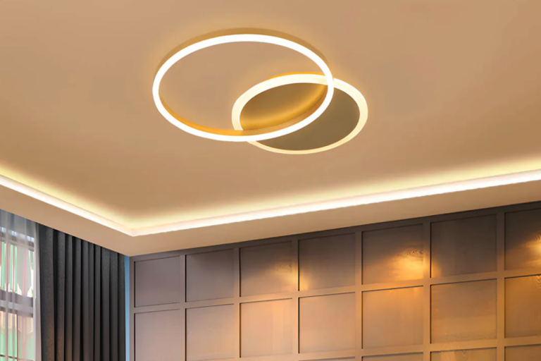 Modern Double Round LED Ceiling Light: A Stylish Lighting Solution