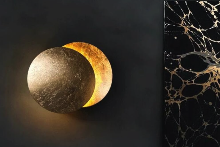 Illuminate Your Space with the Nordic Simple Lunar Eclipse Wall Lamp