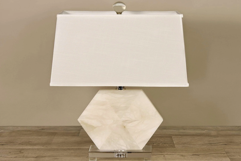 Enhance Your Space with a Natural Marble Table Lamp