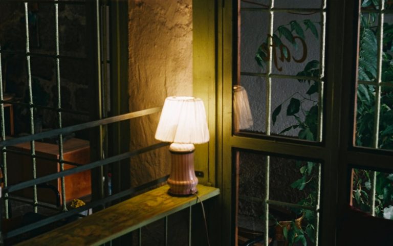 Enhance Your Space with an Industrial Spiral Wrought Iron Double Floor Lamp