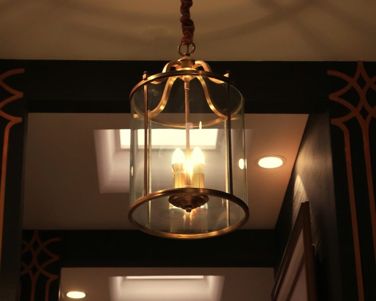 Enhance Your Space with an Aged Brass Dome Pendant Light