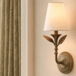 Enhance Your Fireplace with a Hand Forged Iron Wall Sconce